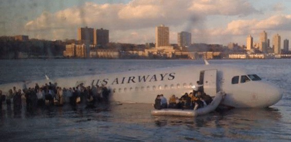 посадка us-airways рейса 1549 на воду